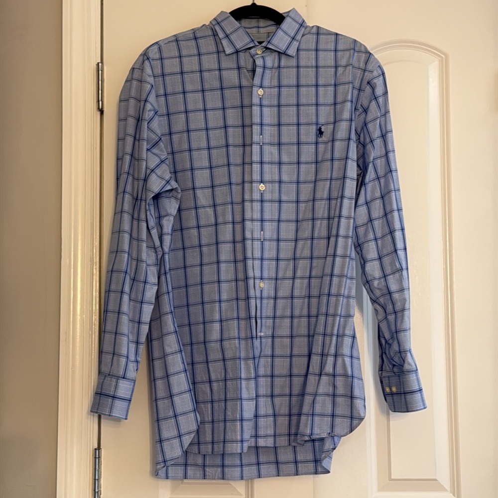 Polo Ralph Lauren Slim Fit Dress Shirt 
Blue - 17 - 34/35